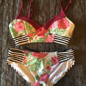 Anthropologie 2 piece swimsuit